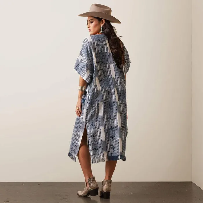 Women TShirts and Tops Ariat Lauren Kimono Wrap Multi Yarn Dye