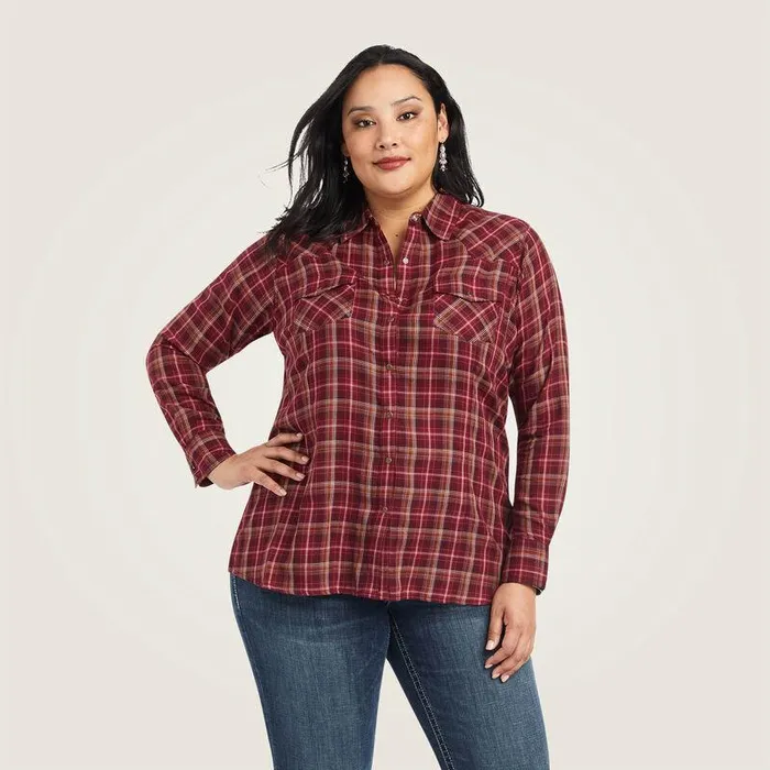 Women TShirts and Tops Ariat REAL Trail Blaze Shirt Trailblaze Plaid