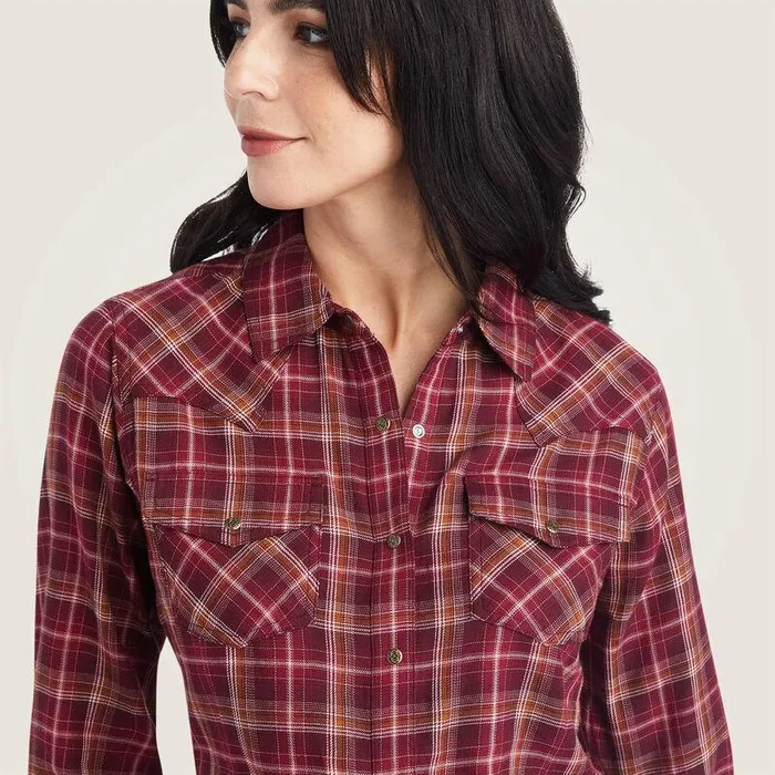 Women TShirts and Tops Ariat REAL Trail Blaze Shirt Trailblaze Plaid