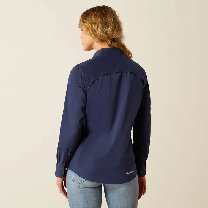 Women TShirts and Tops Ariat VentTEK Stretch Shirt Black Iris