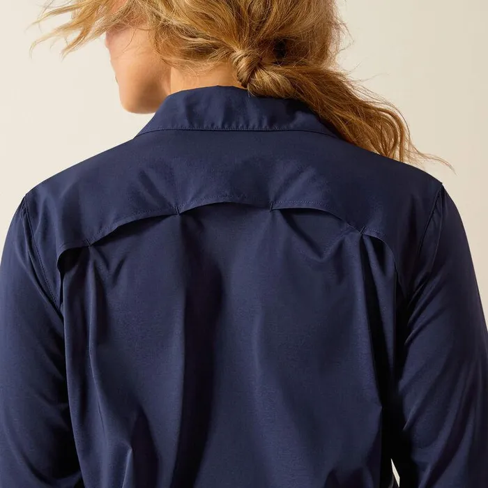 Women TShirts and Tops Ariat VentTEK Stretch Shirt Black Iris
