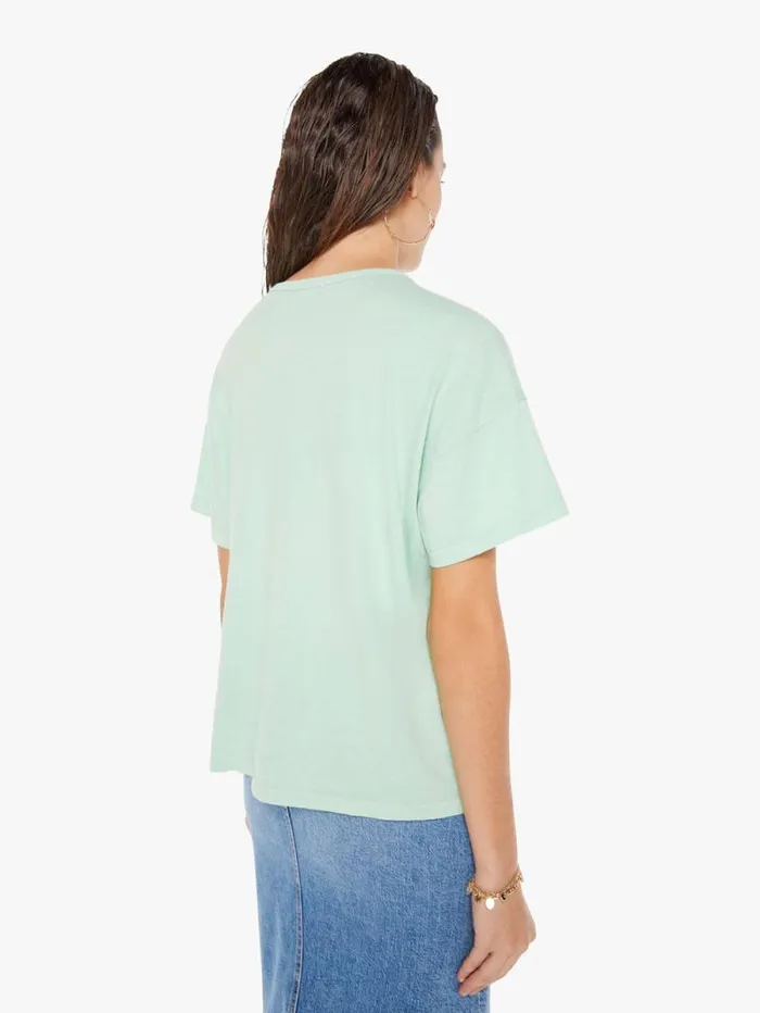 Women Tees Tanks Mother Denim The Big Deal Green lightpastel