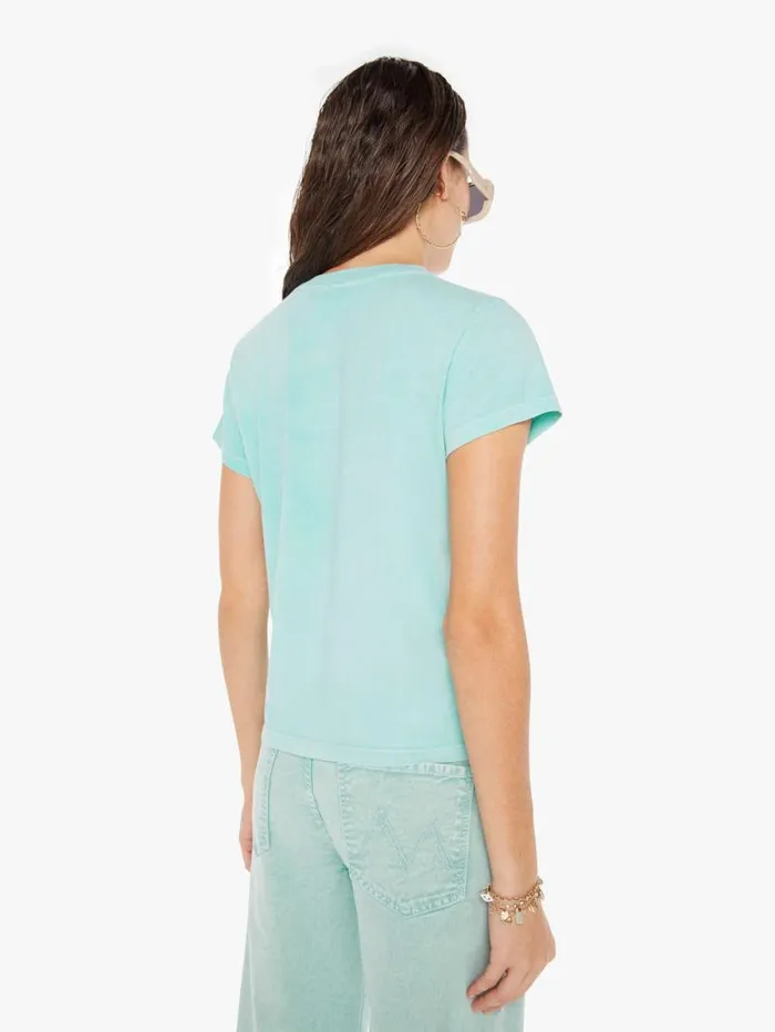 Women Tees Tanks Mother Denim The Boxy Goodie Goodie Blue turquoiseaqua