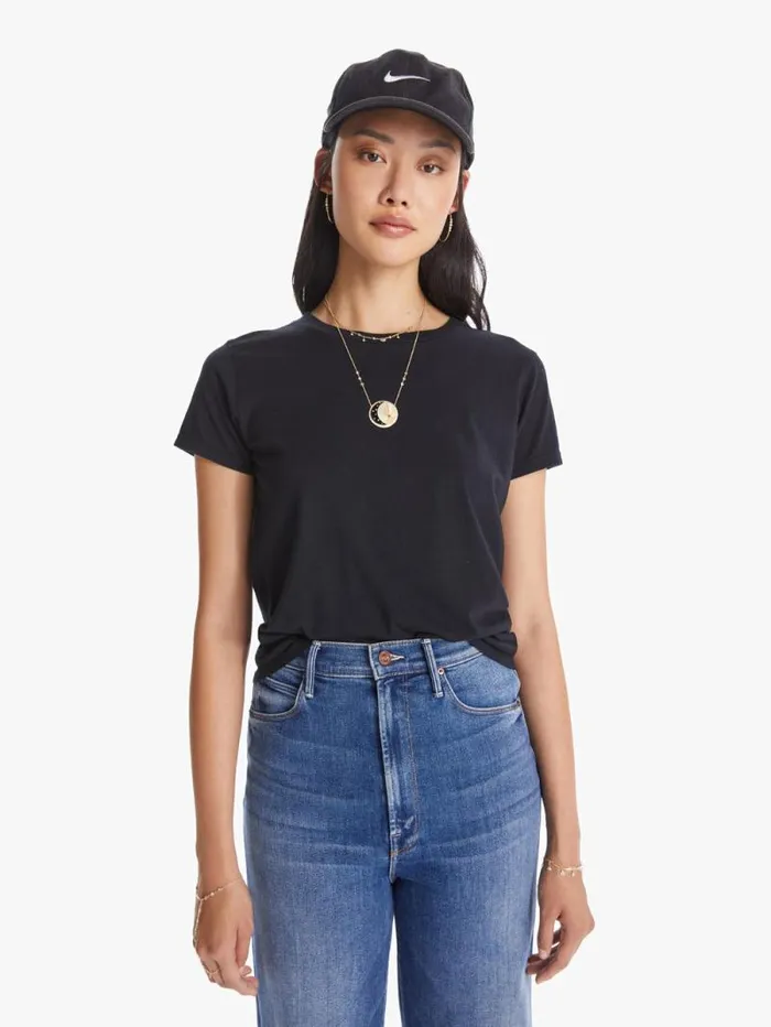 Women Tees Tanks Mother Denim The Lil Goodie Goodie Black
