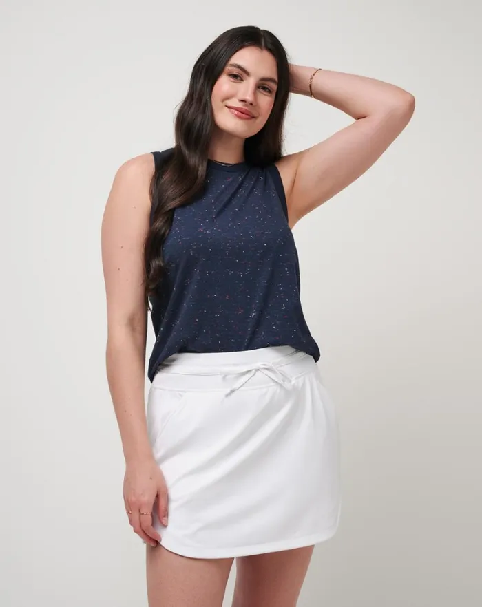 Women Tees TravisMathew WONDERSTRUCK TANK Total Eclipse Multi