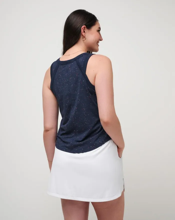 Women Tees TravisMathew WONDERSTRUCK TANK Total Eclipse Multi