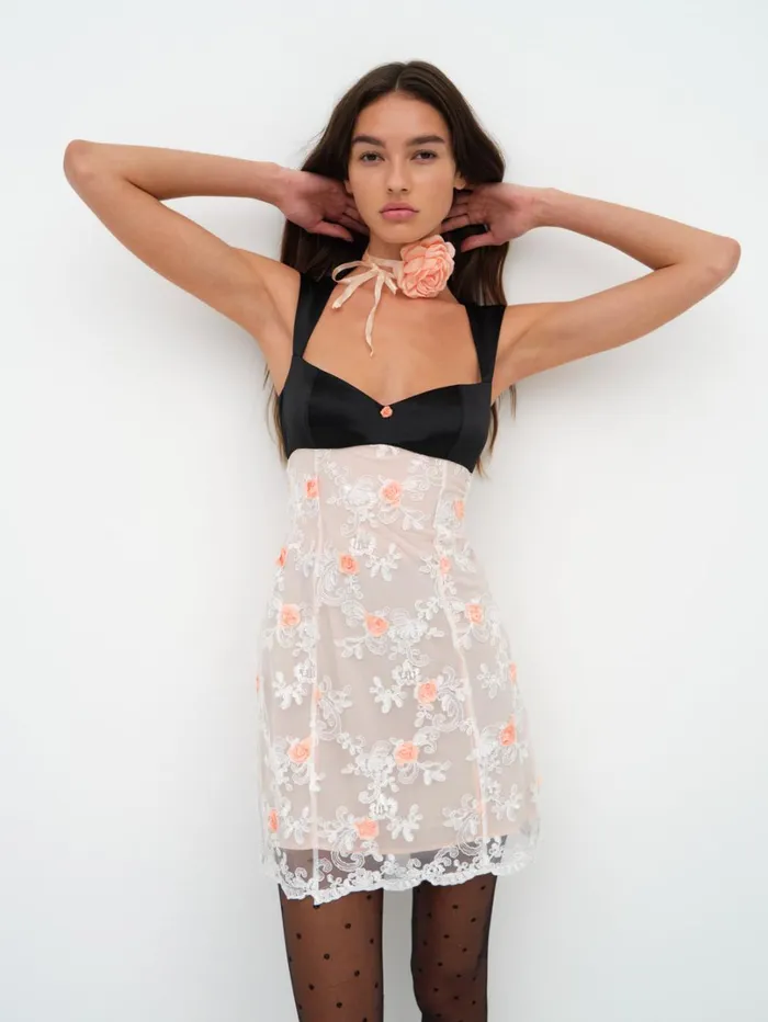 Women Tessa Mini Dress White For Love and Lemons Dresses