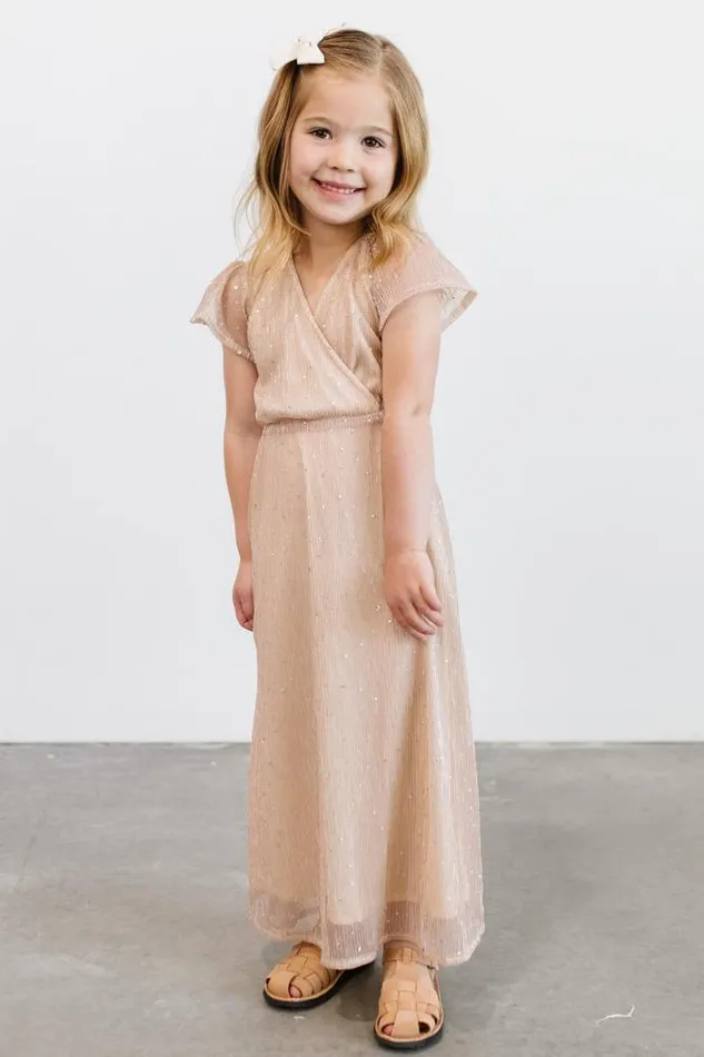 Women Toddler Grace Sparkle Gown Champagne Baltic Born Embellished and Sequined Women Toddler Grace Sparkle Gown Champagne Baltic Born Embellished and Sequined