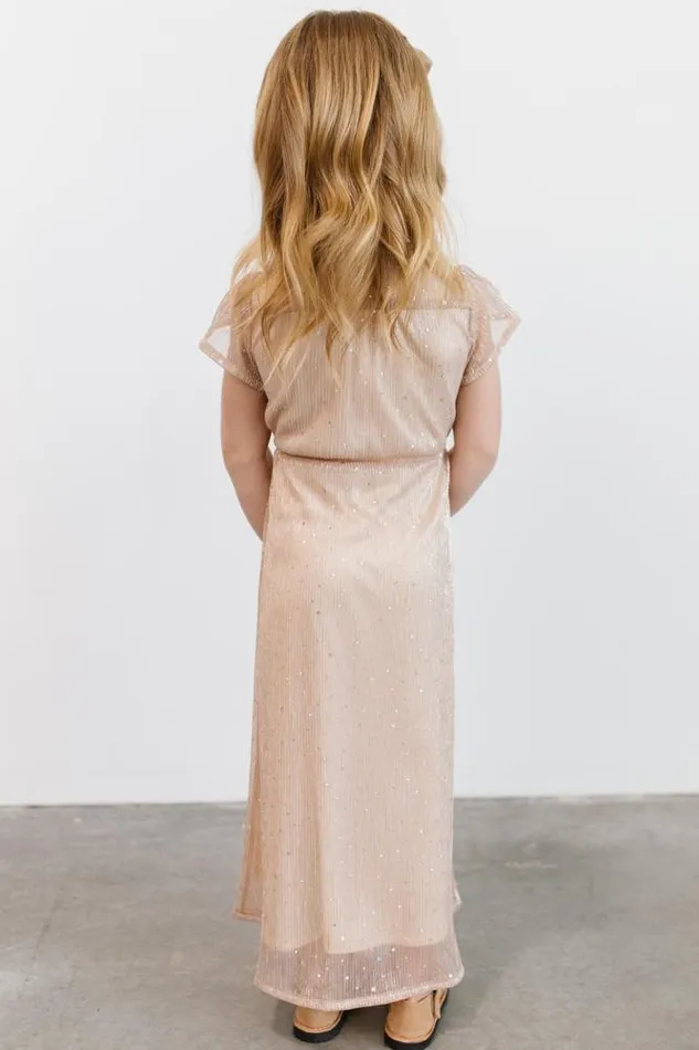 Women Toddler Grace Sparkle Gown Champagne Baltic Born Embellished and Sequined Women Toddler Grace Sparkle Gown Champagne Baltic Born Embellished and Sequined