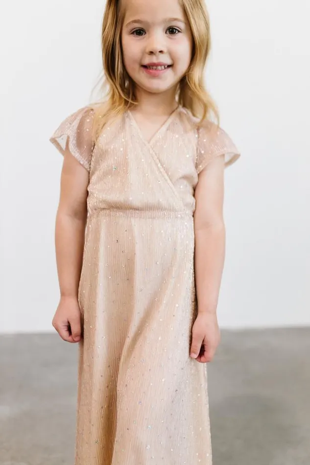Women Toddler Grace Sparkle Gown Champagne Baltic Born Embellished and Sequined Women Toddler Grace Sparkle Gown Champagne Baltic Born Embellished and Sequined