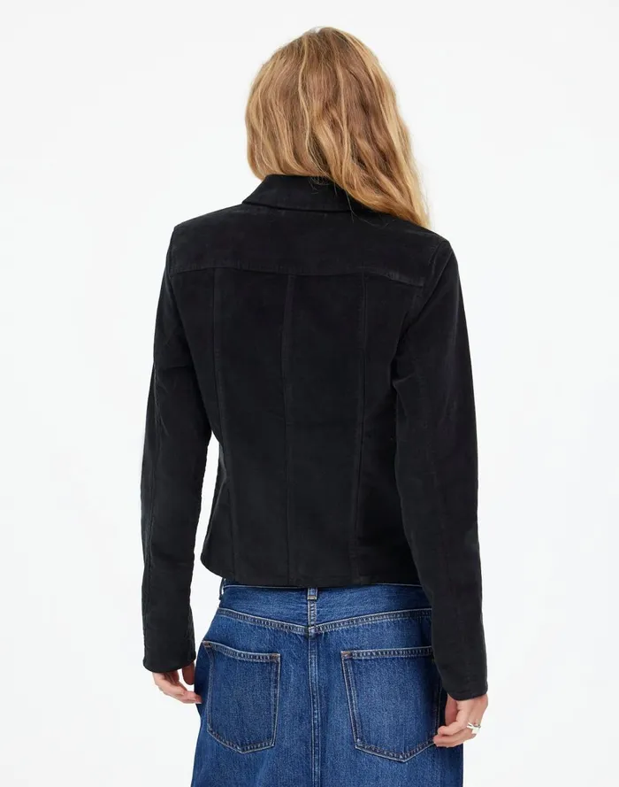 Women Tops and Shirts Madewell Shrunken ButtonFront Shirt True Black