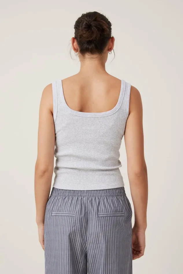 Women Tops Cotton On Rory Henley Tank Grey Marle
