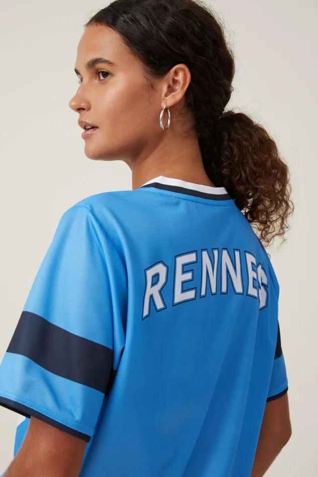 Women Tops Cotton On Sporty Graphic Tee 18buzzy Blue