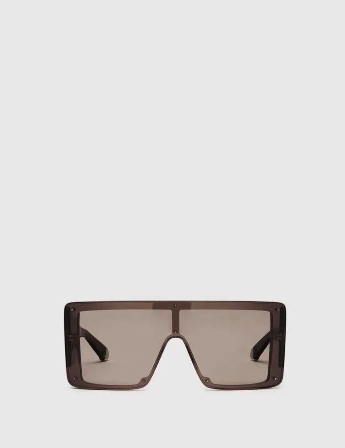 Women Translucent Square Sunglasses Translucent Black Monochrome Stella McCartney Sunglasses