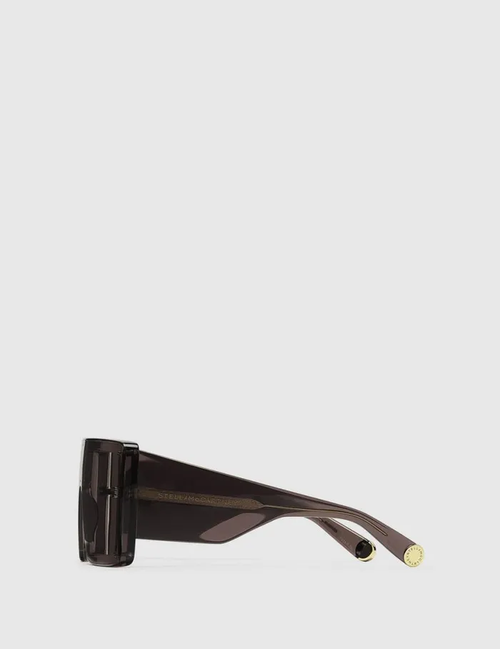 Women Translucent Square Sunglasses Translucent Black Monochrome Stella McCartney Sunglasses Women Translucent Square Sunglasses Translucent Black Monochrome Stella McCartney Sunglasses