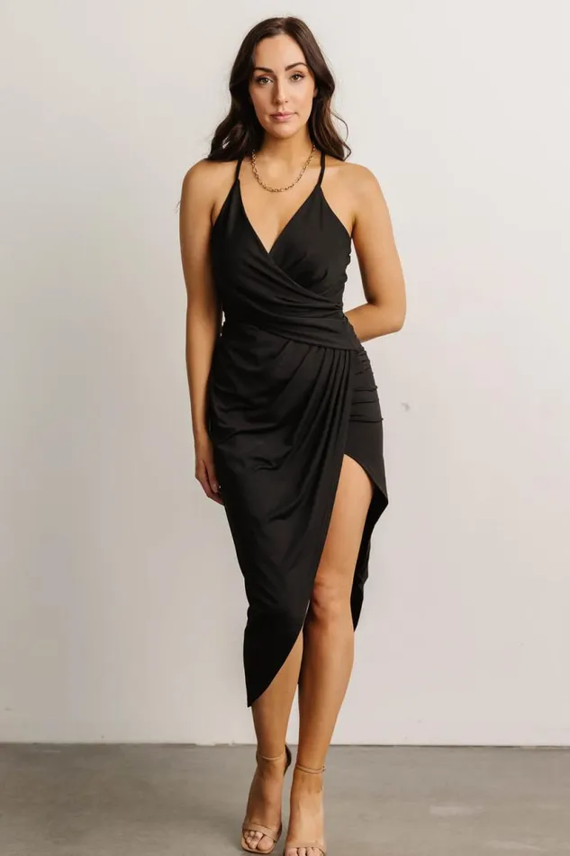 Women Varia Midi Dress Black Baltic Born Midi Dresses Women Varia Midi Dress Black Baltic Born Midi Dresses