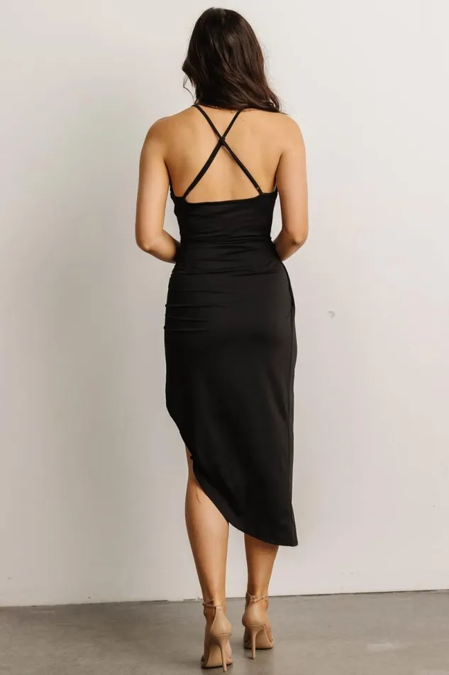 Women Varia Midi Dress Black Baltic Born Midi Dresses Women Varia Midi Dress Black Baltic Born Midi Dresses