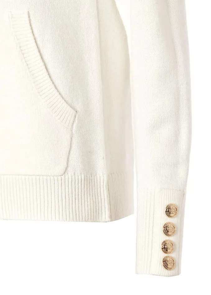 Women Verbier Knitted Hoodie Natural Holland Cooper Hoodies Women Verbier Knitted Hoodie Natural Holland Cooper Hoodies