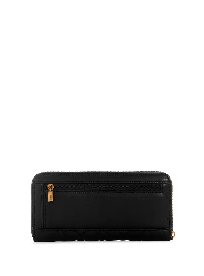 Women Wallets GUESS Black Elenia Large Wallet