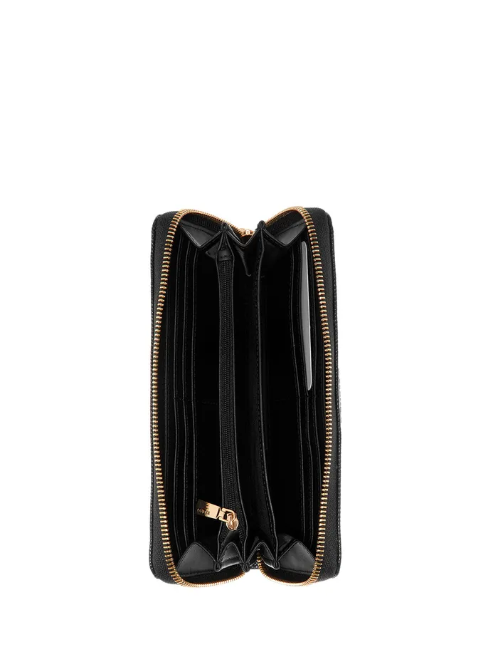 Women Wallets GUESS Black Rue Rose Large Wallet Women Wallets GUESS Black Rue Rose Large Wallet