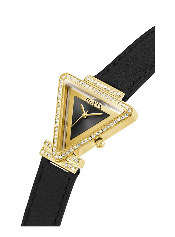 Women Watches GUESS Gold Black Fame Crystal Leather Watch Women Watches GUESS Gold Black Fame Crystal Leather Watch
