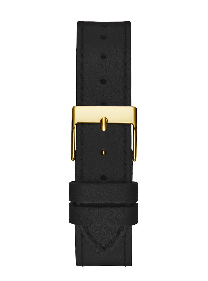 Women Watches GUESS Gold Black Fame Crystal Leather Watch Women Watches GUESS Gold Black Fame Crystal Leather Watch
