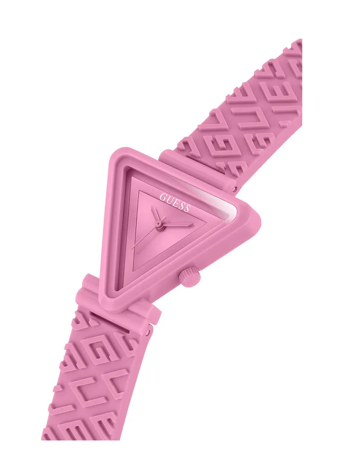Women Watches GUESS Pink Fame Logo Silicone Watch Women Watches GUESS Pink Fame Logo Silicone Watch