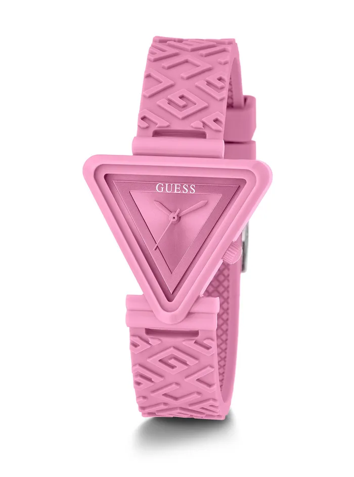 Women Watches GUESS Pink Fame Logo Silicone Watch Women Watches GUESS Pink Fame Logo Silicone Watch