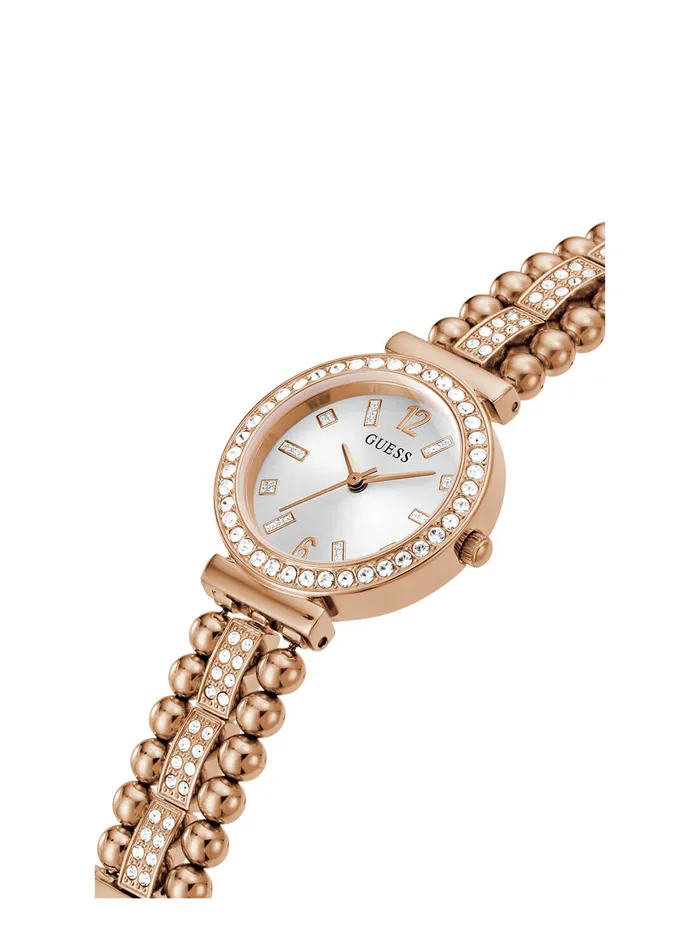 Women Watches GUESS Rose Gold Beaded Glitz Gala Watch Women Watches GUESS Rose Gold Beaded Glitz Gala Watch