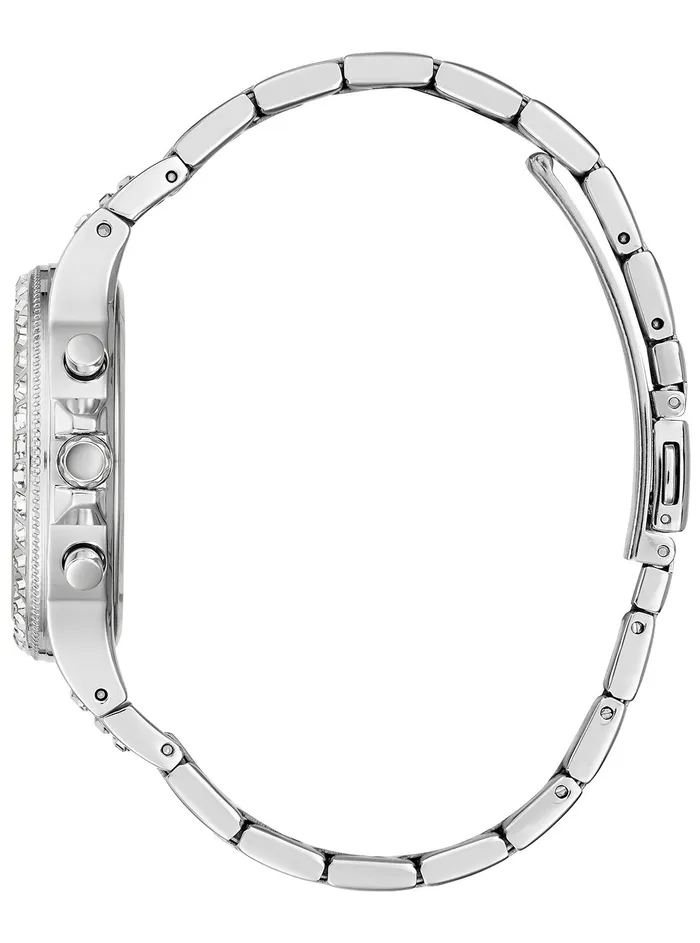 Women Watches GUESS Silver Crystal Moonlight Watch Women Watches GUESS Silver Crystal Moonlight Watch