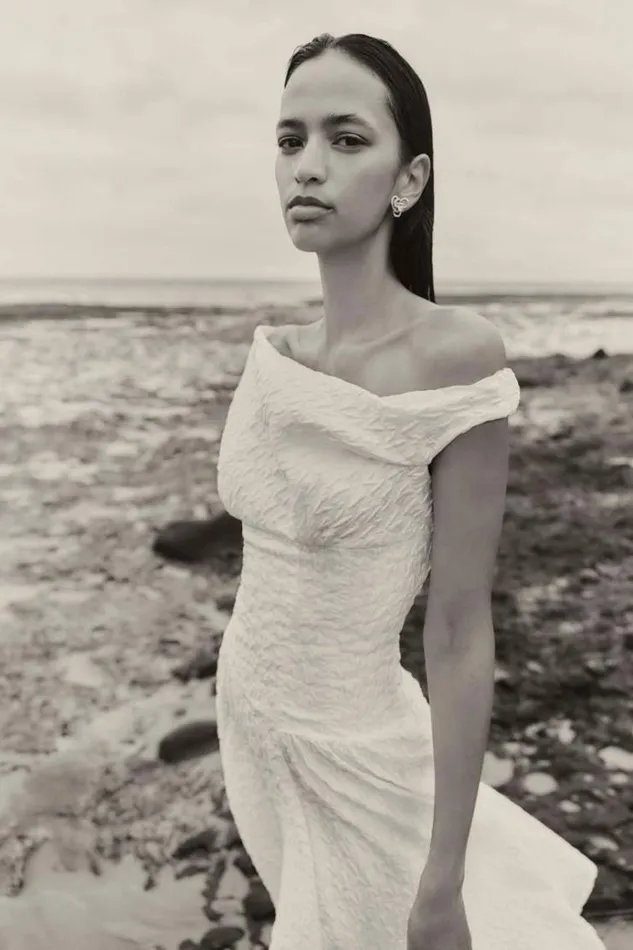 Women White Dresses Rachel Gilbert Elley Dress Ivory Women White Dresses Rachel Gilbert Elley Dress Ivory