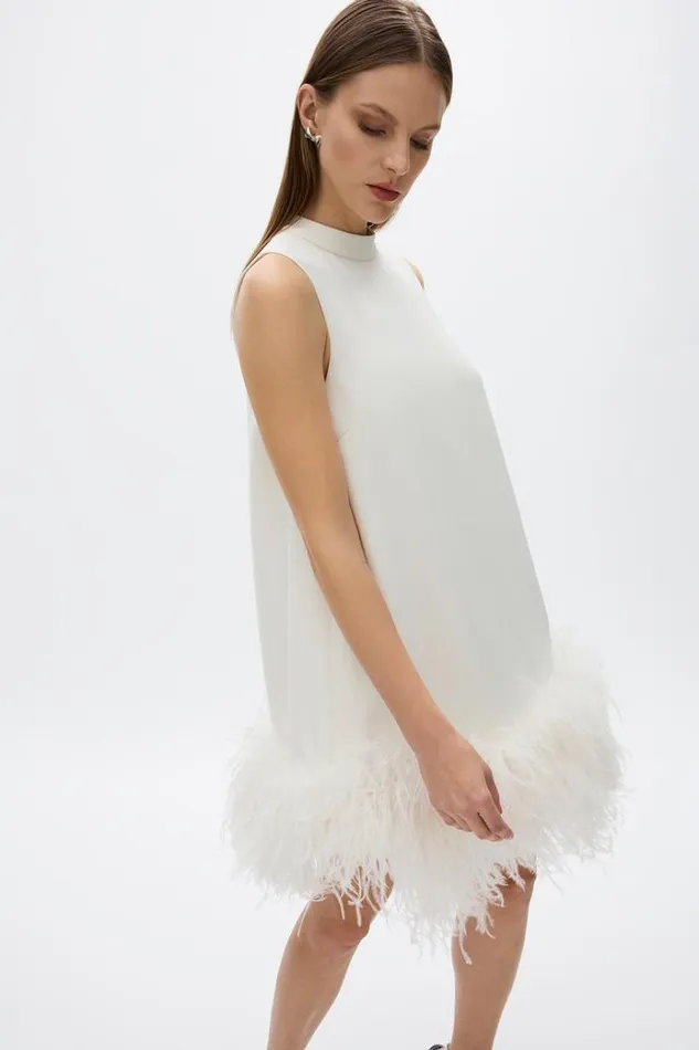 Women White Dresses Rachel Gilbert Linc Mini In Ivory