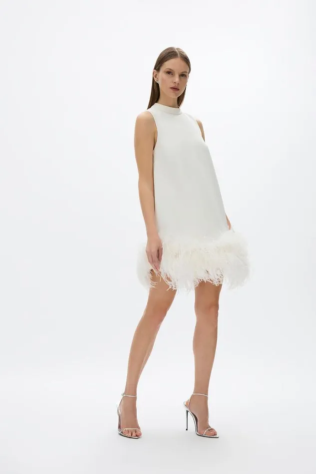 Women White Dresses Rachel Gilbert Linc Mini In Ivory
