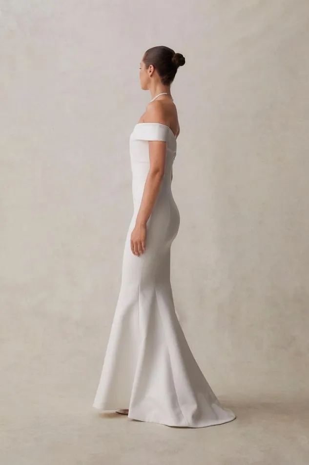 Women White Dresses Rachel Gilbert VIVIANA GOWN