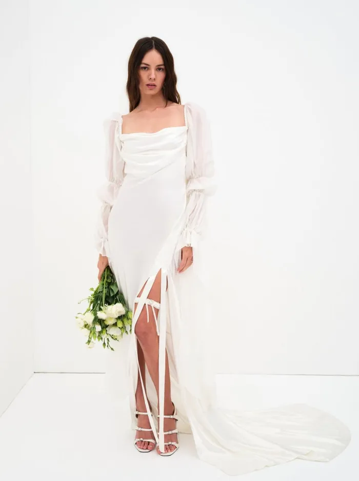 Women Willow Bridal Gown White For Love and Lemons Dresses
