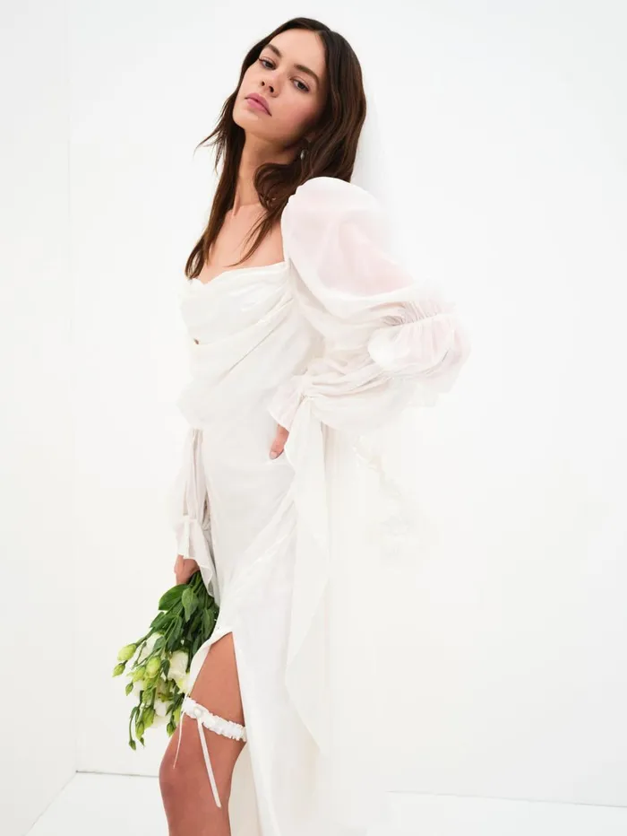 Women Willow Bridal Gown White For Love and Lemons Dresses Women Willow Bridal Gown White For Love and Lemons Dresses