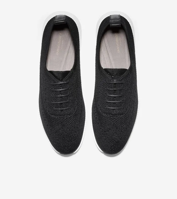 Women Women039s 2ZERGRAND Stitchlite Wingtip Oxford Black Cole Haan Oxfords