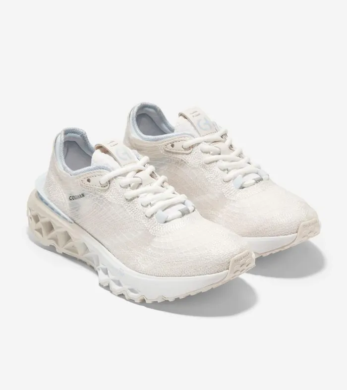Women Women039s 5ZERGRAND Embrostitch Running Shoe White Cole Haan Running