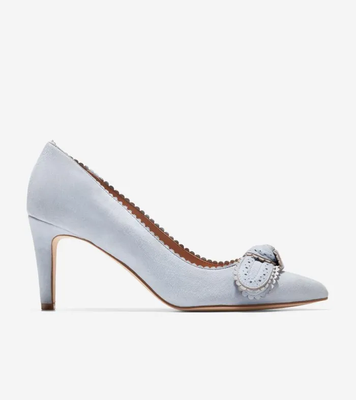 Women Women039s BELLPORT BOW PUMP Blue Cole Haan Pumps and Wedges
