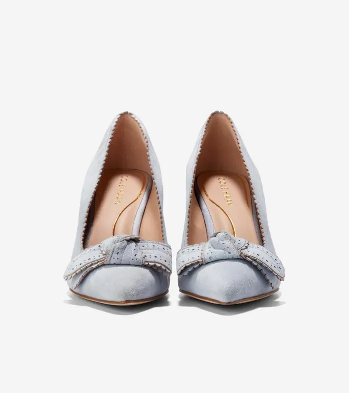 Women Women039s BELLPORT BOW PUMP Blue Cole Haan Pumps and Wedges