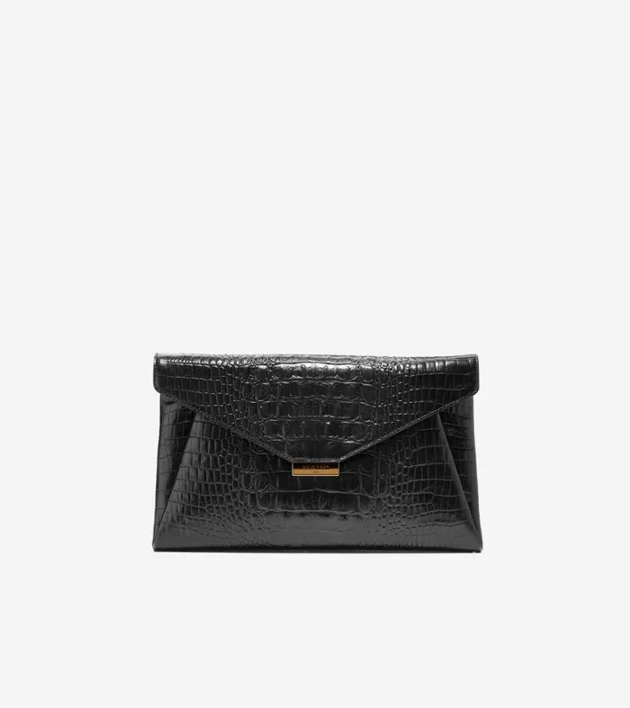 Women Women039s Christena Envelope Clutch Black Cole Haan Bags and Backpacks