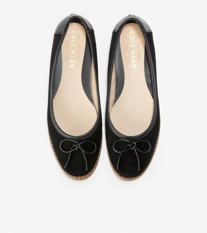 Women Women039s Cloudfeel AllDay Ballet Flat Black Cole Haan Flats and SlipOns