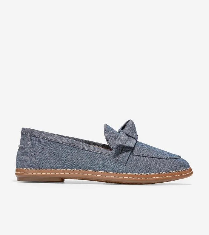 Women Women039s Cloudfeel AllDay Bow Loafer Blue Cole Haan Loafers and Drivers