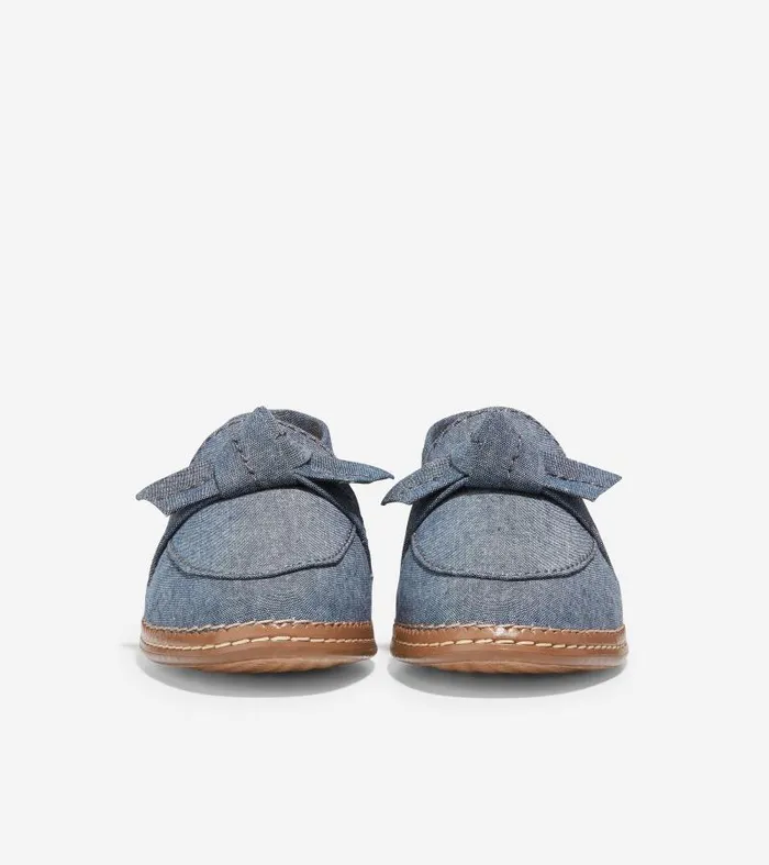 Women Women039s Cloudfeel AllDay Bow Loafer Blue Cole Haan Loafers and Drivers