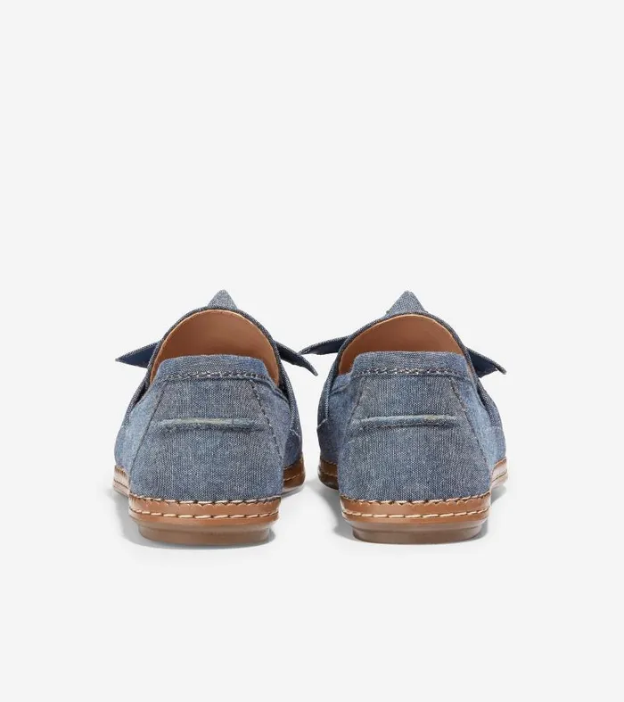Women Women039s Cloudfeel AllDay Bow Loafer Blue Cole Haan Loafers and Drivers