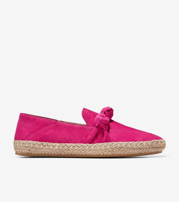 Women Women039s Cloudfeel Knotted Espadrille Pink Cole Haan Loafers and Drivers