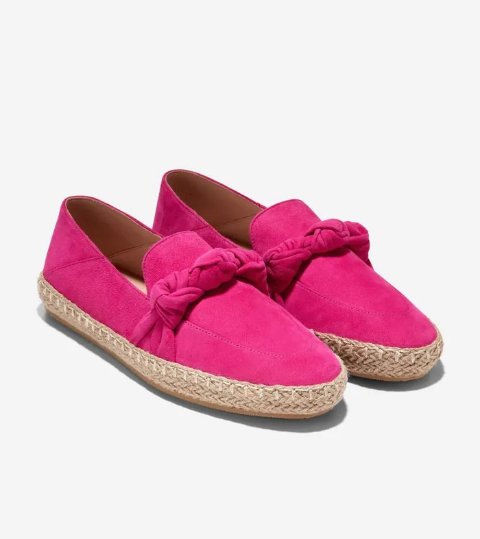 Women Women039s Cloudfeel Knotted Espadrille Pink Cole Haan Loafers and Drivers Women Women039s Cloudfeel Knotted Espadrille Pink Cole Haan Loafers and Drivers