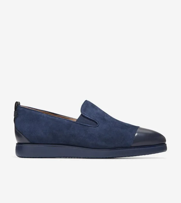 Women Women039s Grand Ambition SlipOn Loafer Blue Cole Haan Loafers and Drivers