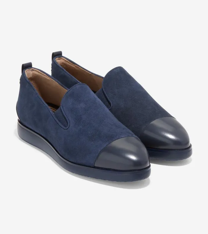 Women Women039s Grand Ambition SlipOn Loafer Blue Cole Haan Loafers and Drivers