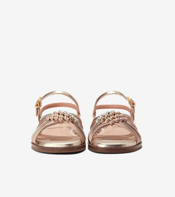 Women Women039s JITNEY KNOT SANDAL Gold Cole Haan Sandals Women Women039s JITNEY KNOT SANDAL Gold Cole Haan Sandals